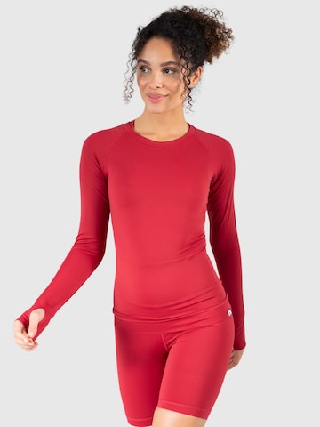 Smilodox Performance Shirt 'Lorie' in Red: front