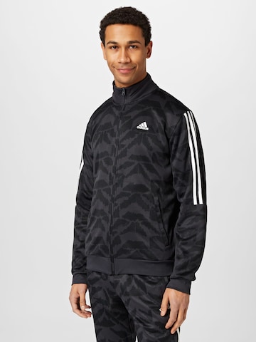 ADIDAS SPORTSWEAR Sportlik trikoojakk 'Tiro Suit-Up', värv hall: eest vaates