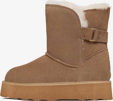 Gooce - Botas 'COLORADO' en beige: frente