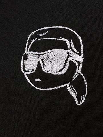 Karl Lagerfeld Bluzka sportowa 'Ikon' w kolorze czarny