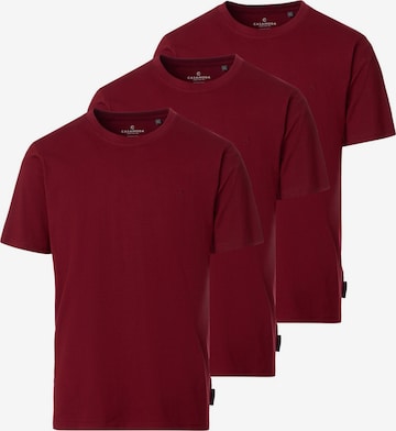 CASAMODA Shirt 'Basic' in Red: front