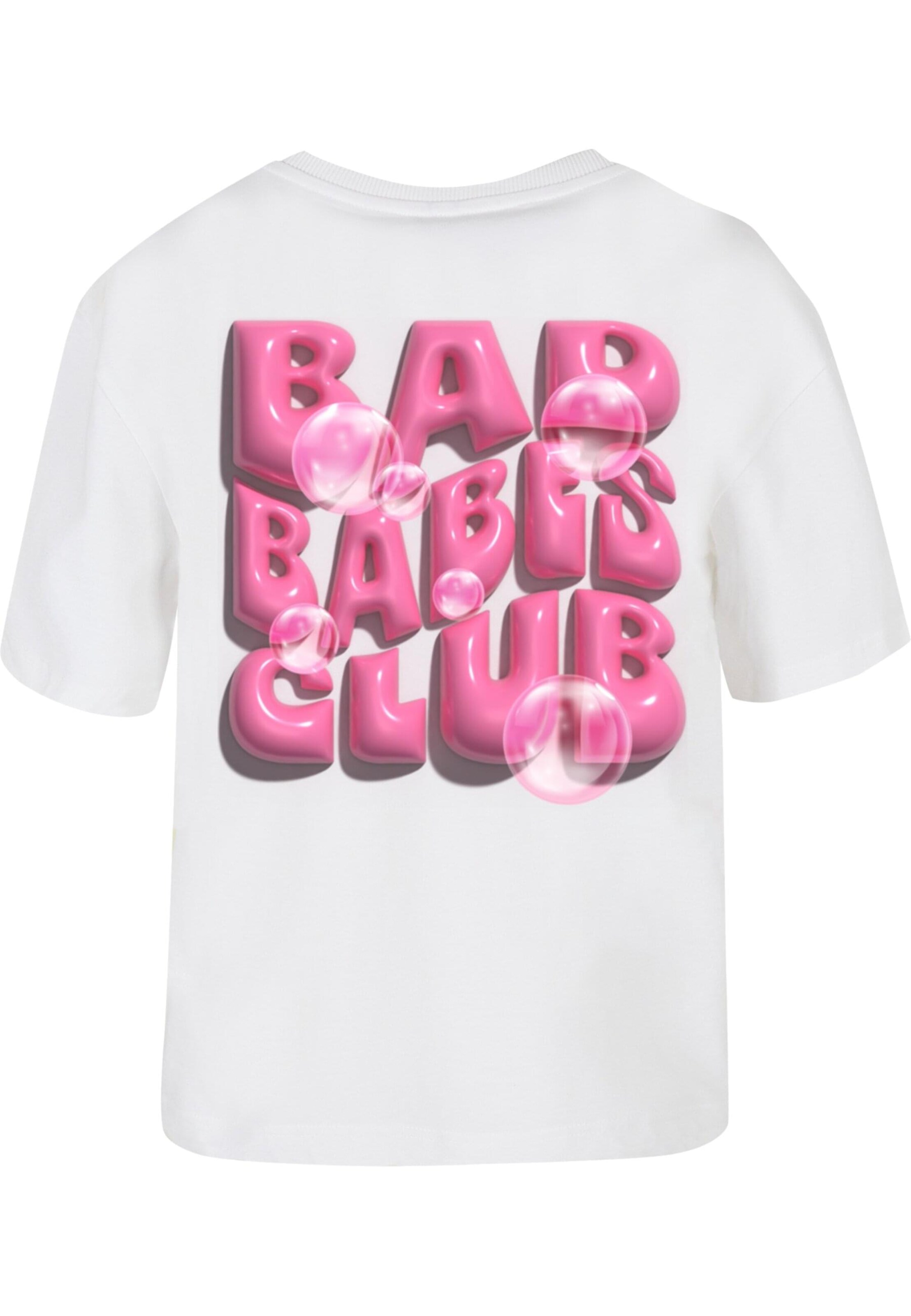 Mister Tee Μπλουζάκι 'Bad Babes Club' σε λευκό