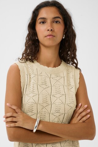 SOAKED IN LUXURY Pullover 'SLFlores' i hvid