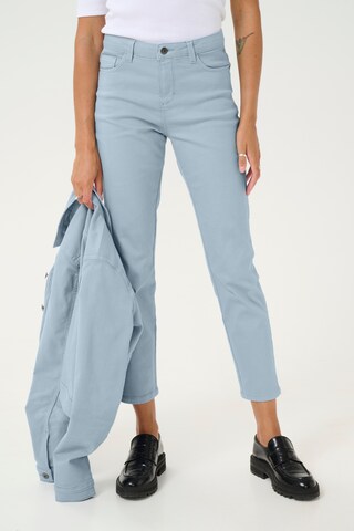 Kaffe Slim fit Jeans in Blue: front