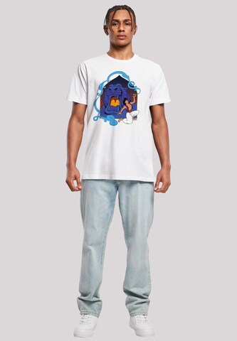 F4NT4STIC T-Shirt 'Disney Aladdin Cave Of Wonders' in Weiß