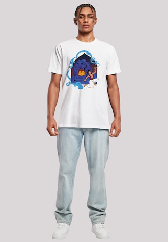 T-Shirt 'Disney Aladdin Cave Of Wonders' F4NT4STIC en blanc