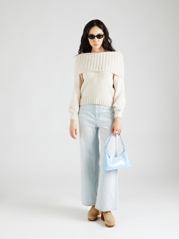 Gina Tricot Sweater in Beige