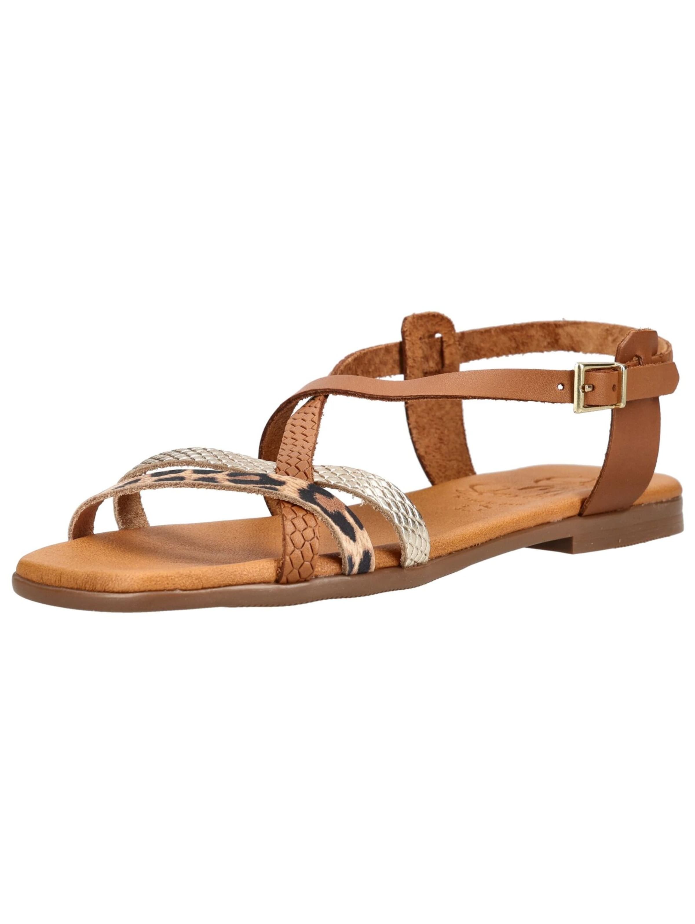 Oh! My Sandals Sandale in Braun: Vorderseite