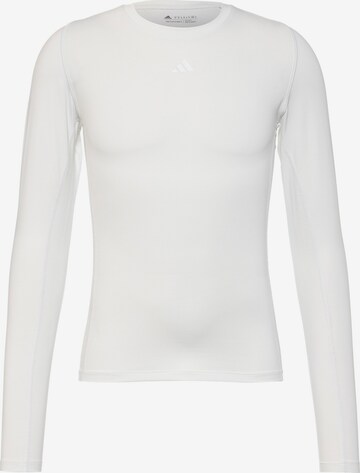 T-Shirt fonctionnel ADIDAS PERFORMANCE en blanc : devant