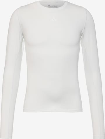 T-Shirt fonctionnel ADIDAS PERFORMANCE en blanc : devant