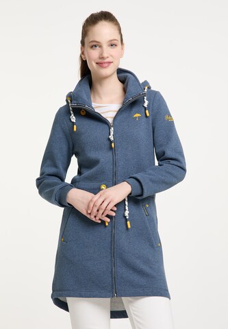 Schmuddelwedda Sweatvest in Blauw: voorkant