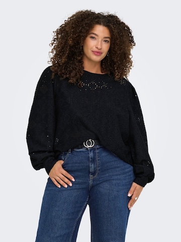 Camicia da donna 'HELLEN' di ONLY Carmakoma in nero: frontale