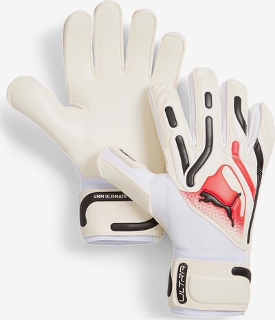 PUMA Athletic Gloves 'Ultra Pro' in Cream / Red / Black, Item view