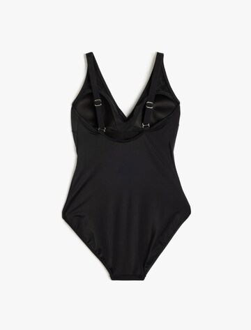 Koton Bralette Swimsuit in Black