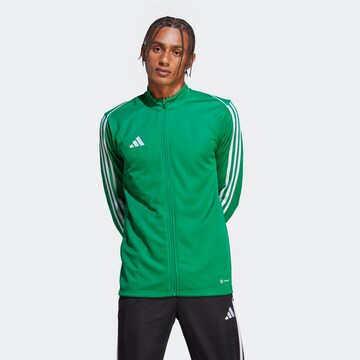 ADIDAS PERFORMANCE Weatherproof jacket 'Tiro 23 League' in Green: front