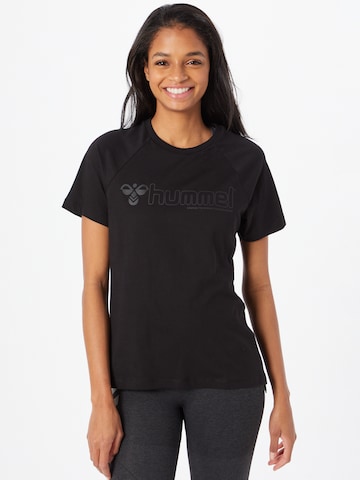 Hummel - Camisa funcionais 'Noni' em preto: frente