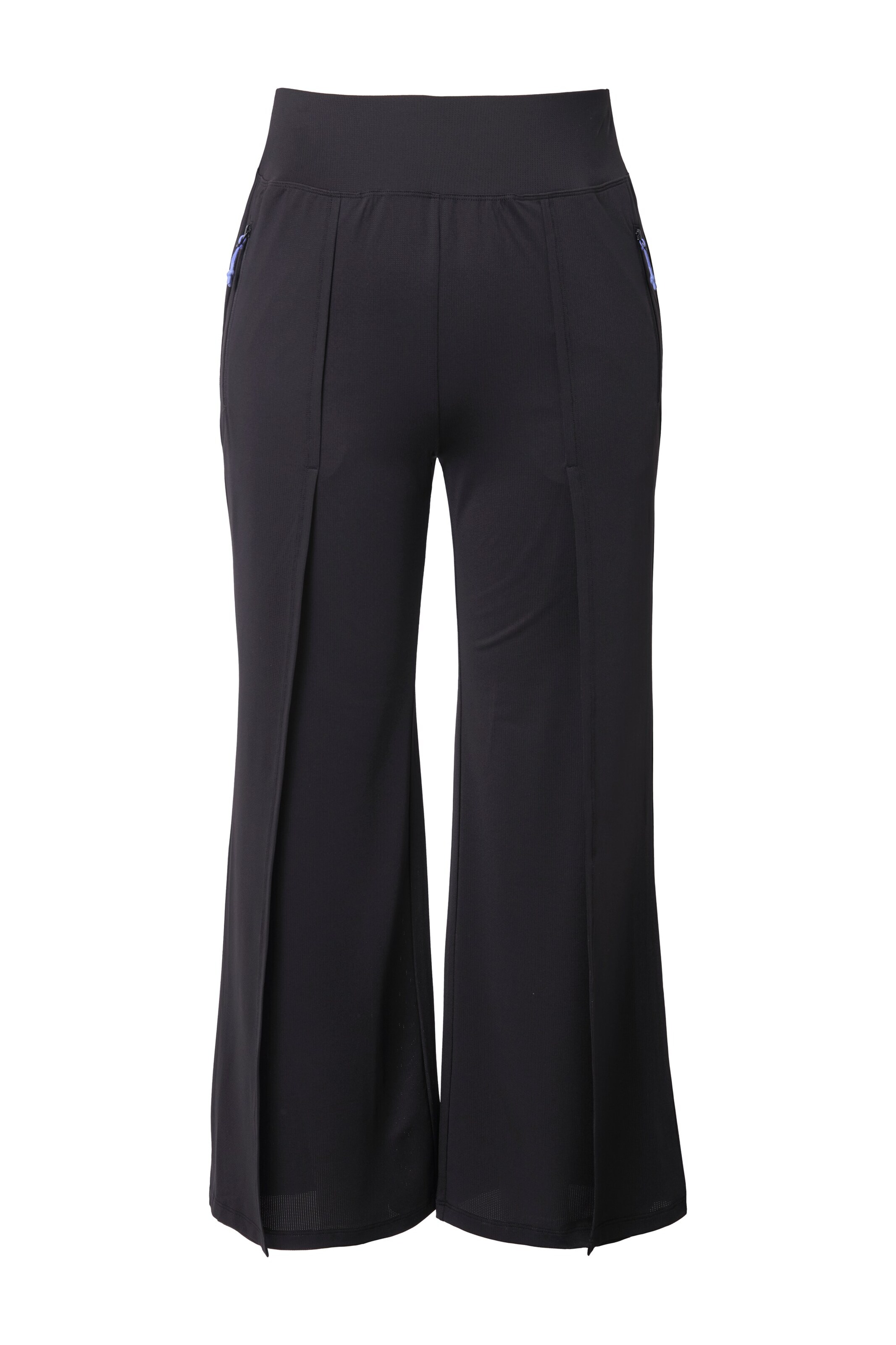 Ulla Popken Regular Hose in Schwarz: Vorderseite