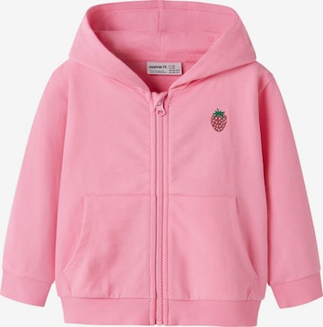 NAME IT Sweatjacke in Pink: Vorderseite