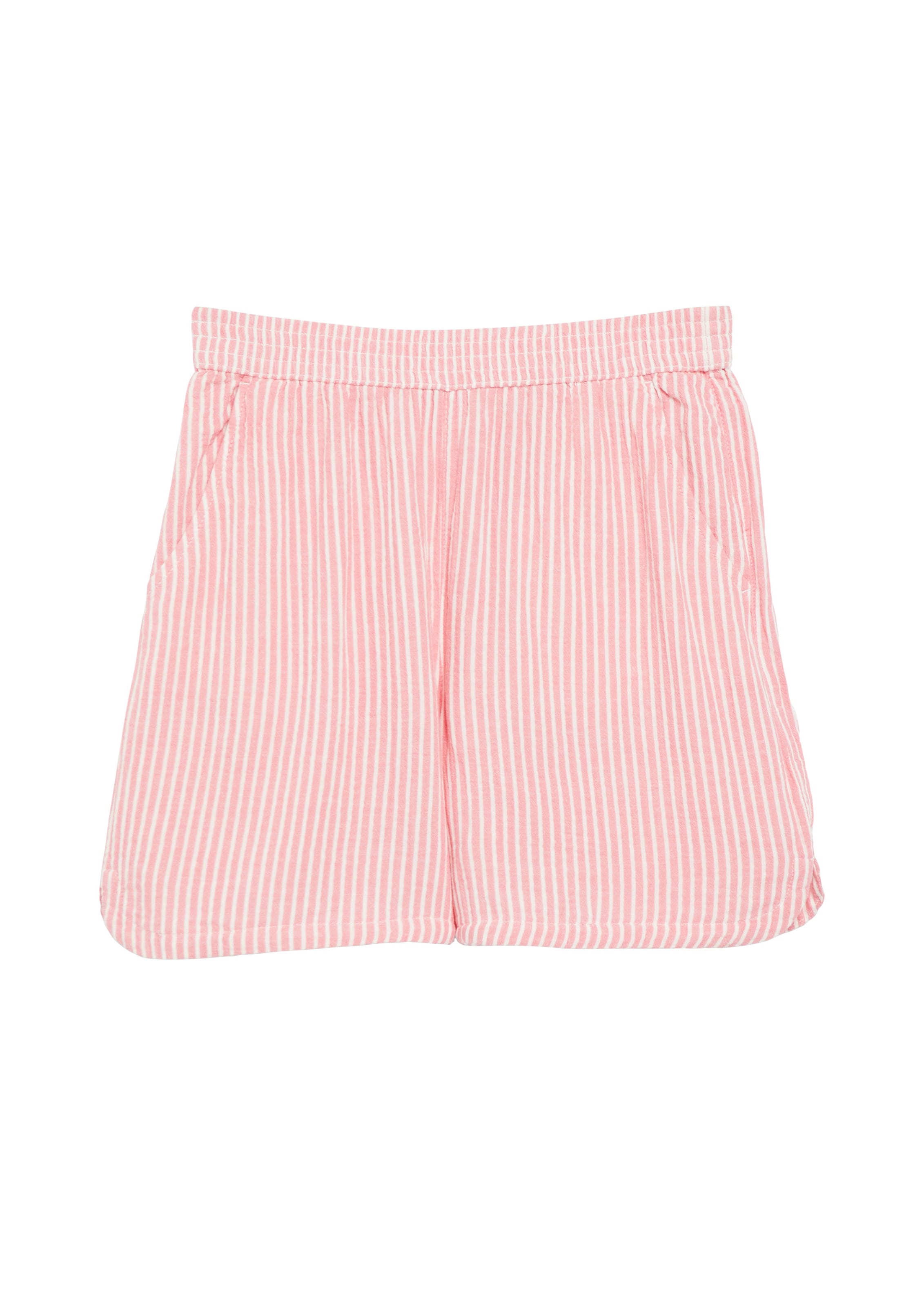 s.Oliver Pantalon en 32 en pêche / blanc, Vue avec produit