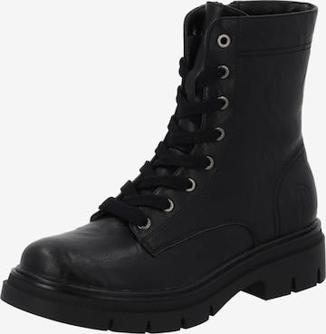 Palado Boots 'Drias' in Zwart: voorkant