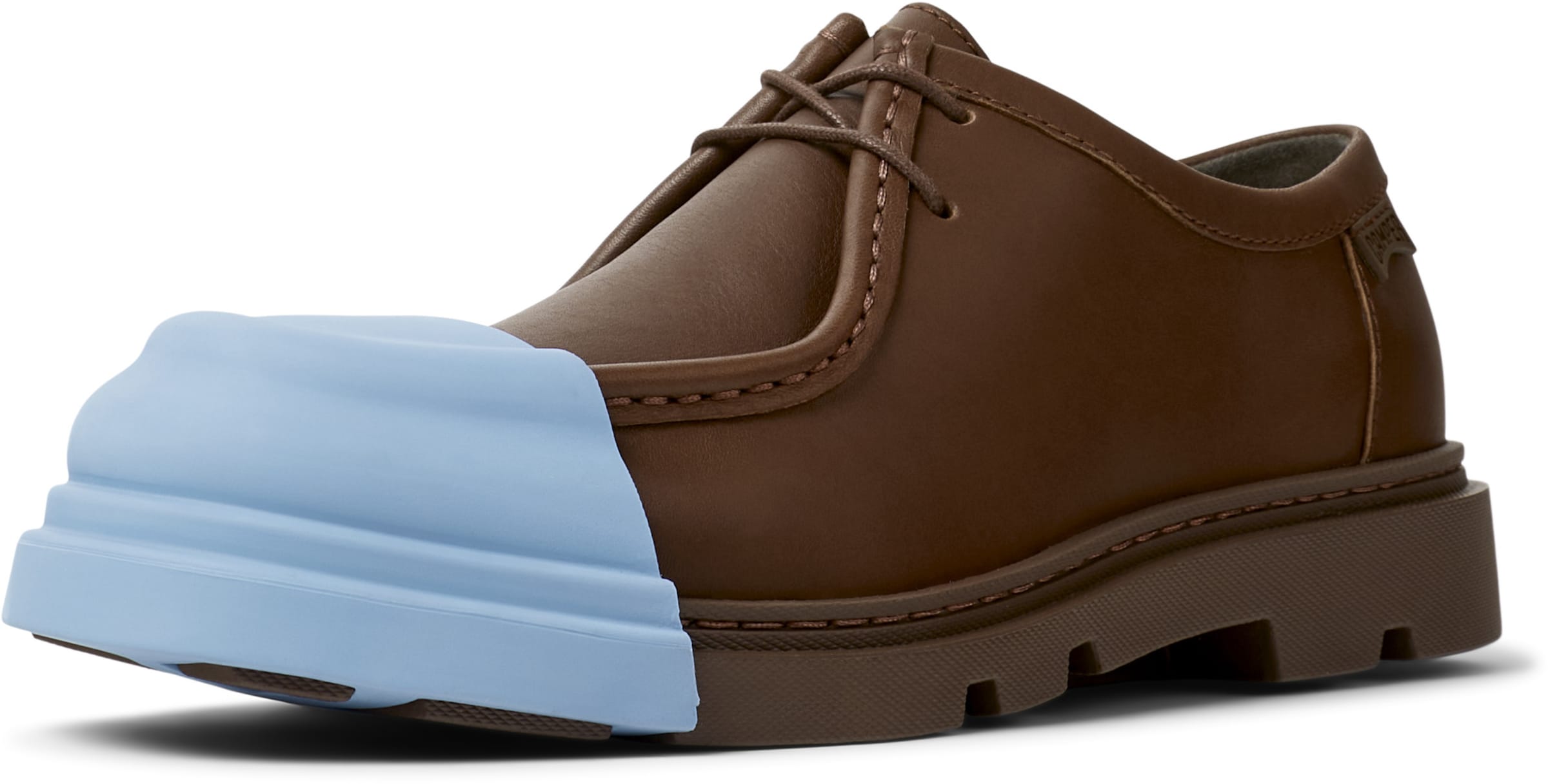 Scarpa stringata 'Junction' di CAMPER in blu: frontale