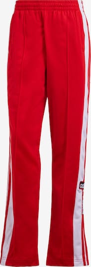 ADIDAS ORIGINALS Pantalon 'Adibreak' en rouge feu / noir / blanc, Vue avec produit