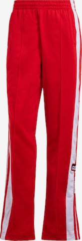 Loosefit Pantaloni 'Adibreak' de la ADIDAS ORIGINALS pe roșu: față