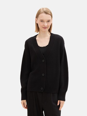 Giacchetta di TOM TAILOR DENIM in nero: frontale