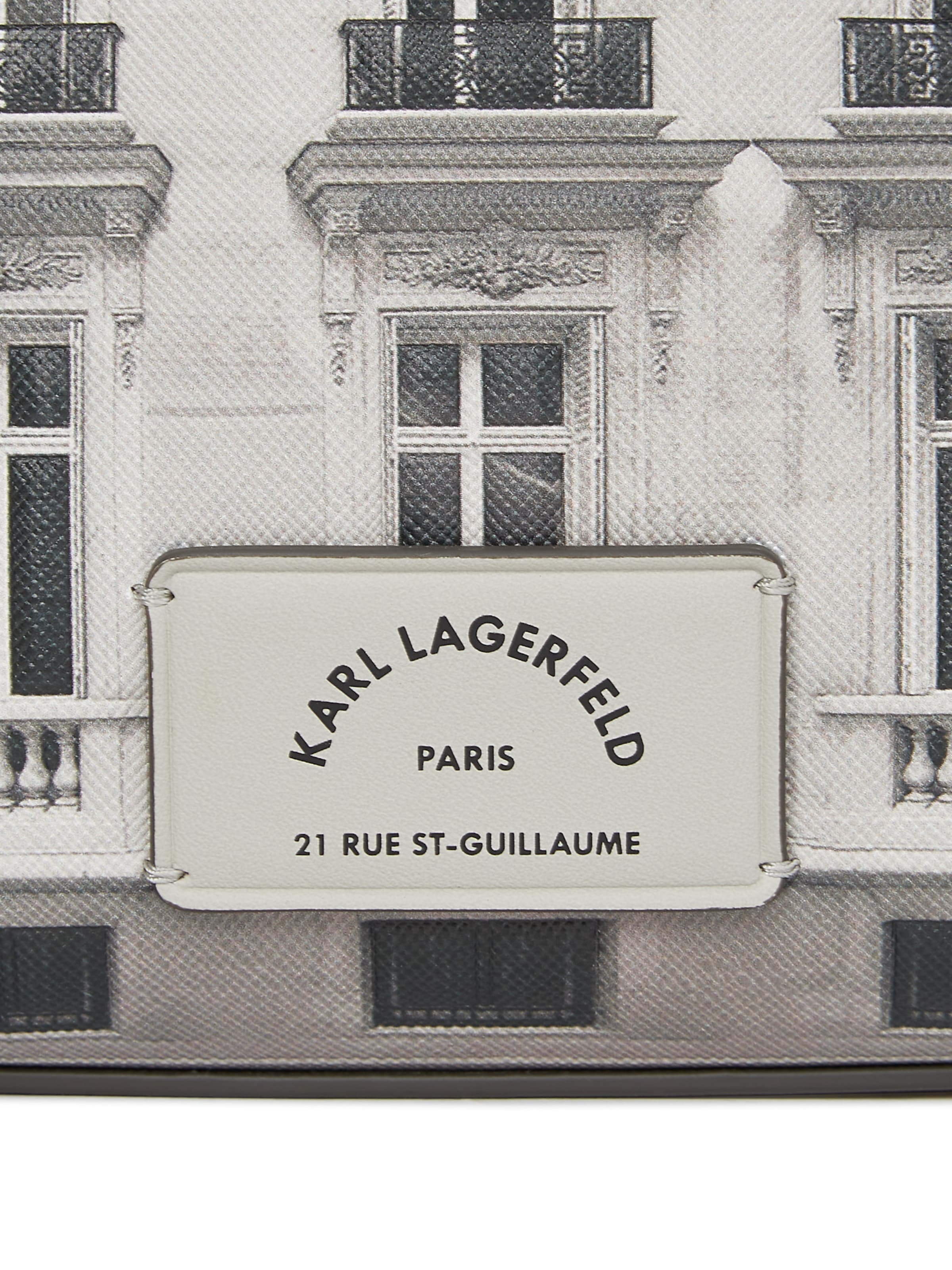 Karl Lagerfeld Axelremsväska 'Maison De Karl' i grå