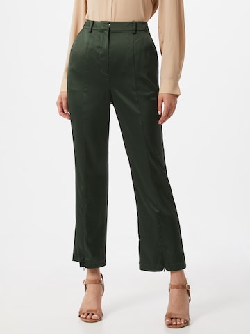 GLAMOROUS Flared Pants in Green: front