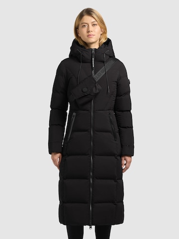 Cappotto invernale 'Soria2' di khujo in nero: frontale