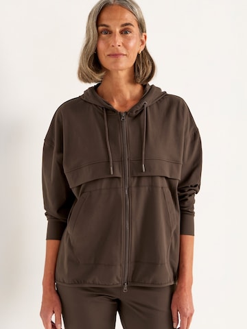Cellbes of Sweden Vielseitige Jacke mit Kapuze in Braun: Vorderseite