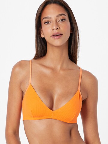 WEEKDAY - Triángulo Top de bikini 'Julie' en naranja: frente