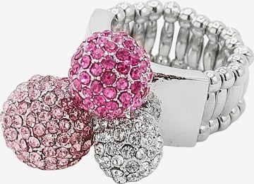 COLLEZIONE ALESSANDRO Ring 'Space' in Pink: front