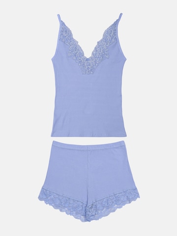 Tazzio - Pijama de pantalón corto 'F909' en azul