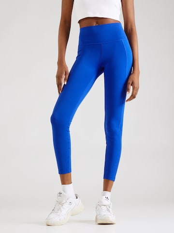 ADIDAS PERFORMANCE Slim fit Workout Pants 'All Me' in Blue: front