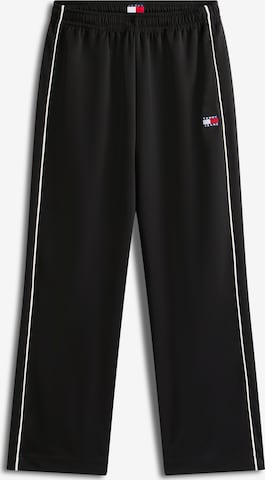 Tommy Jeans Wide Leg Bukser i sort: forside