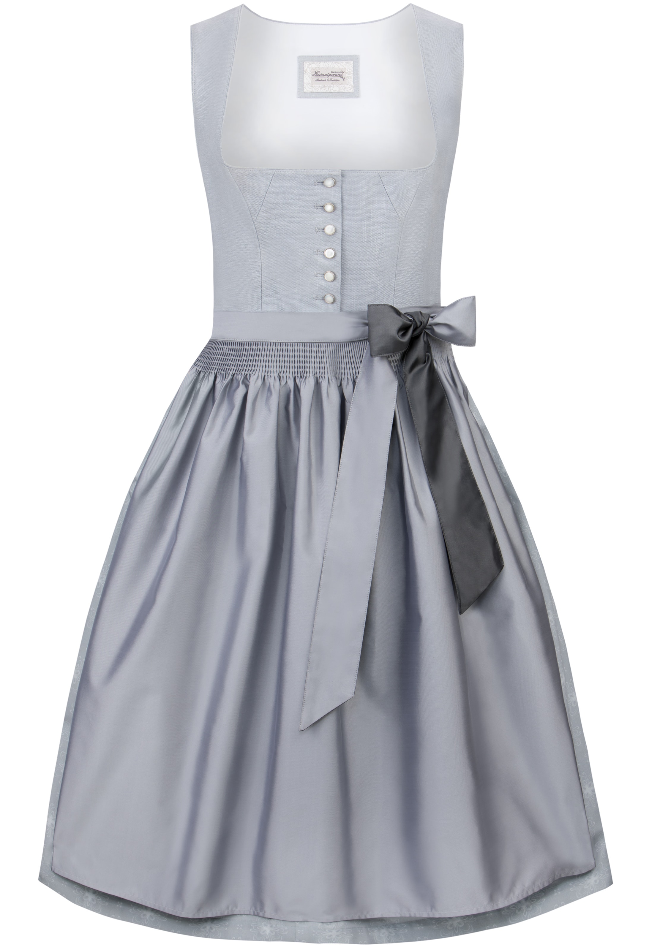STOCKERPOINT Dirndl 'Audrey' in Grau: Vorderseite