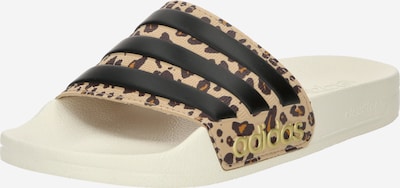 Flip-flops 'Adilette Shower' ADIDAS SPORTSWEAR pe bej / maro / negru / alb, Vizualizare produs