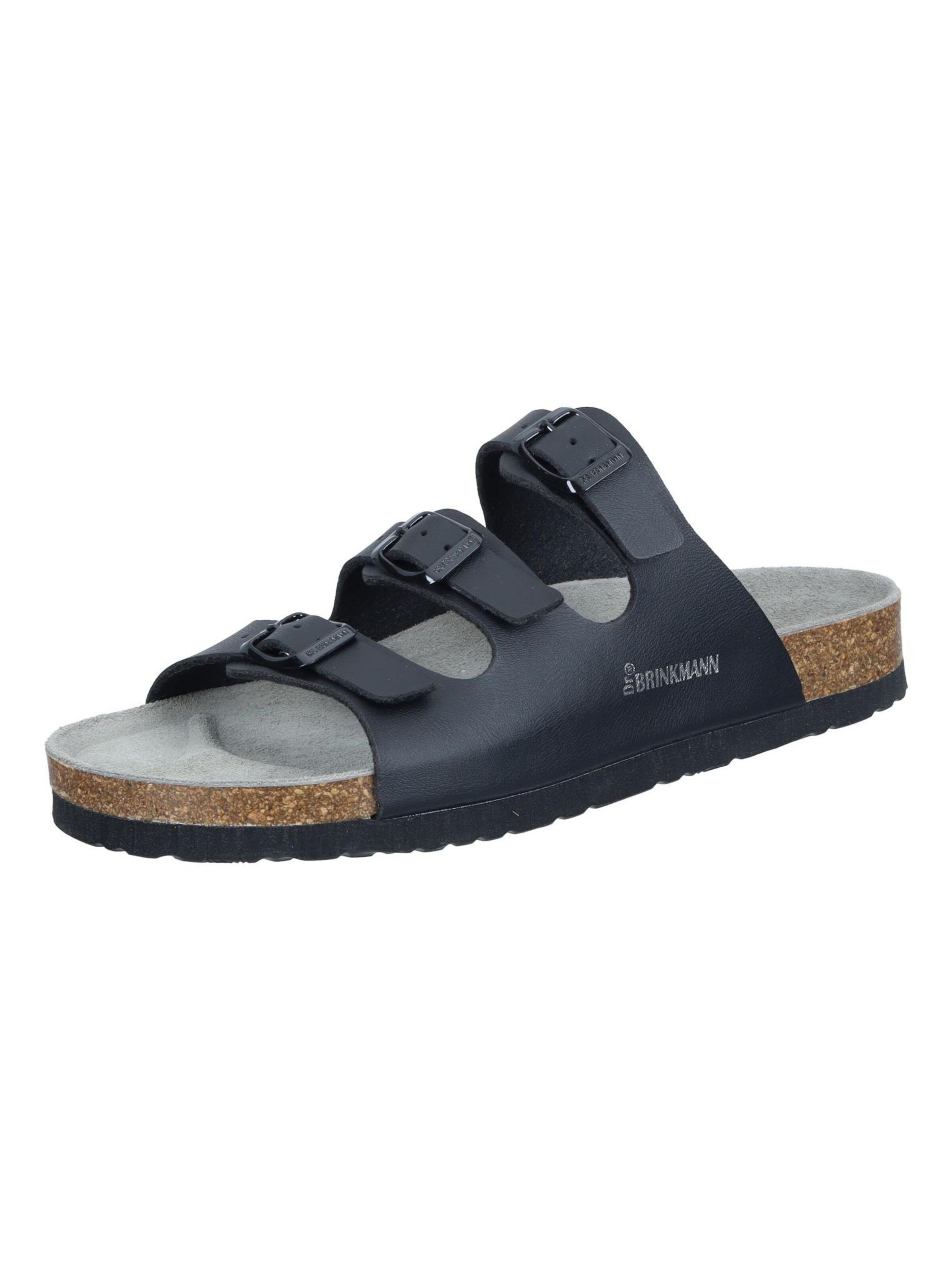 DR. BRINKMANN Pantolette 'NOVELDA'‌‌‌‌‌‌‌‌‌‌ in Schwarz: Vorderseite