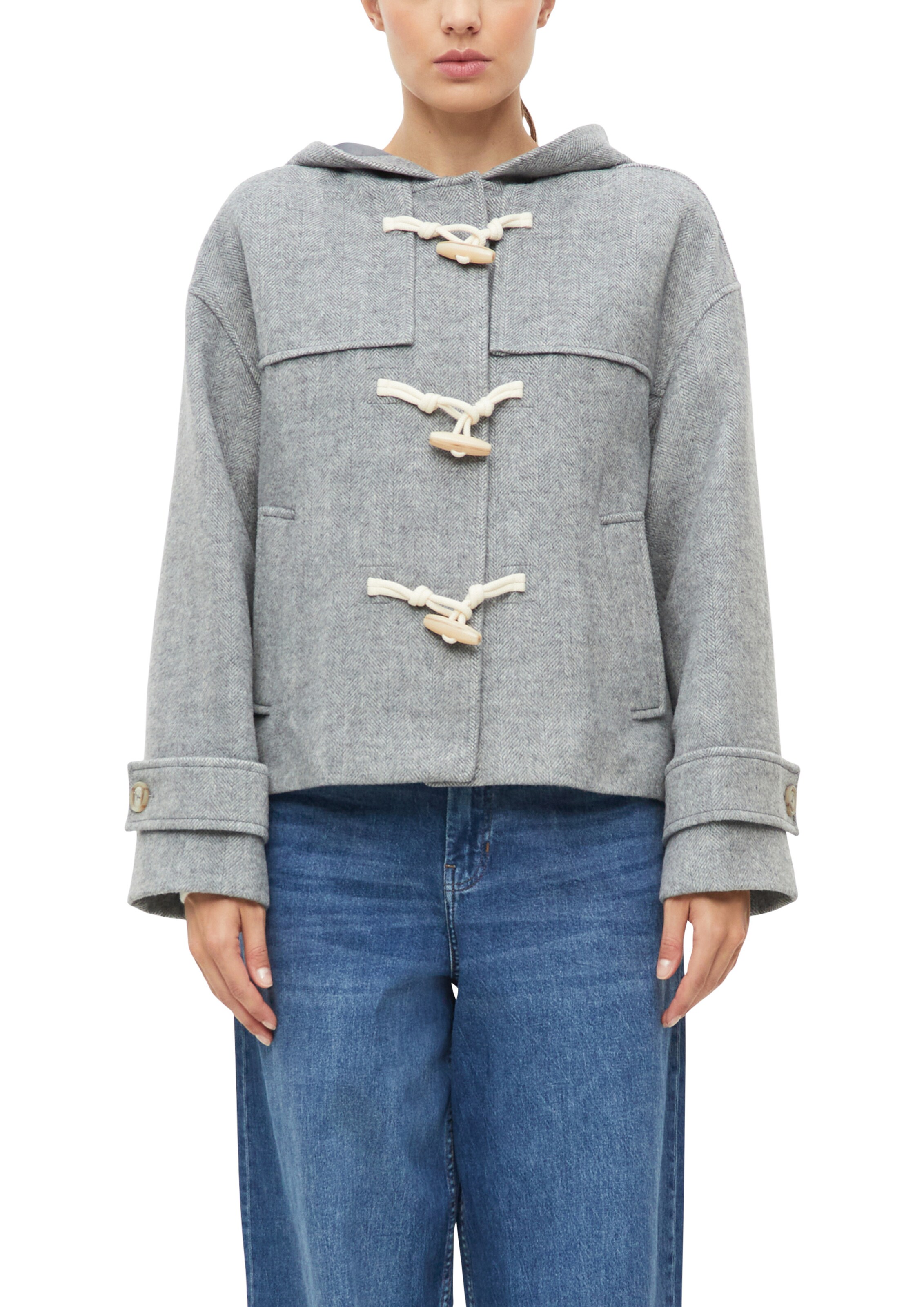 Manteau mi-saison s.Oliver en gris : devant