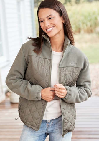 LASCANA Fleece Jacket in Green