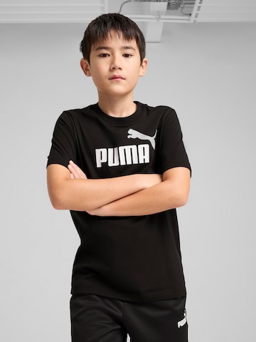 PUMA Μπλουζάκι 'Essentials No.1' σε μαύρο: μπροστά