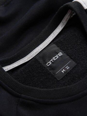 Ombre Sweatshirt 'OM-SSNZ-22FW-003' in Zwart