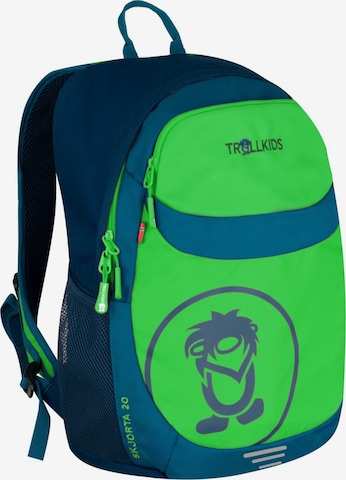TROLLKIDS Backpack in Green: front