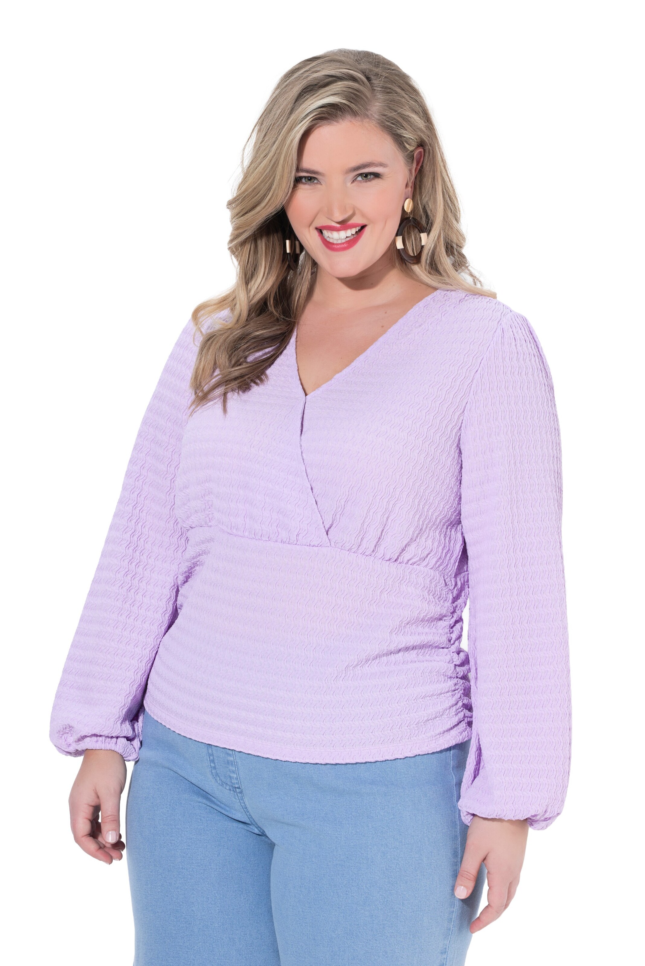 MIAMODA Shirt in Lila: voorkant