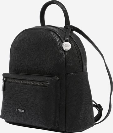 L.CREDI Rucksack 'Budapest' in Schwarz