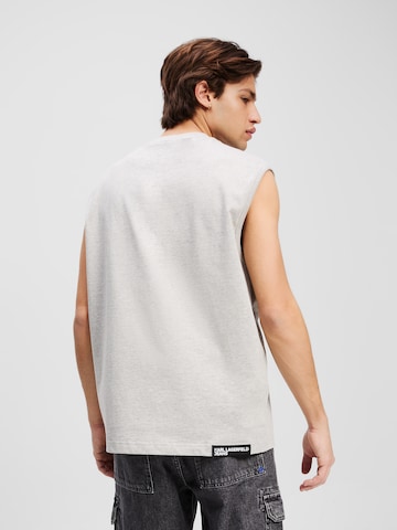 Débardeur ' TANKTOP MIT BOX-LOGO ' KARL LAGERFELD JEANS en gris
