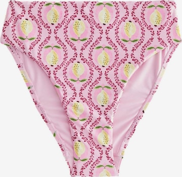 Next Bustier Bikinihousut värissä vaaleanpunainen: etupuoli