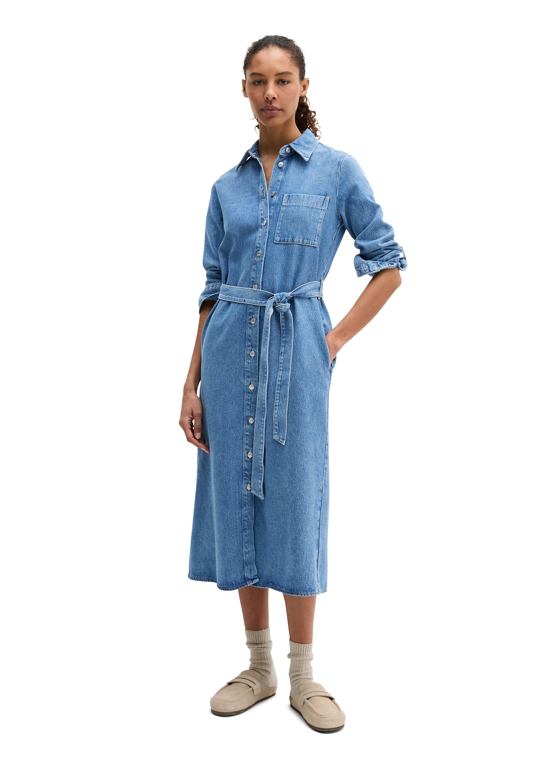 Marc O'Polo Blusenkleid in Blau